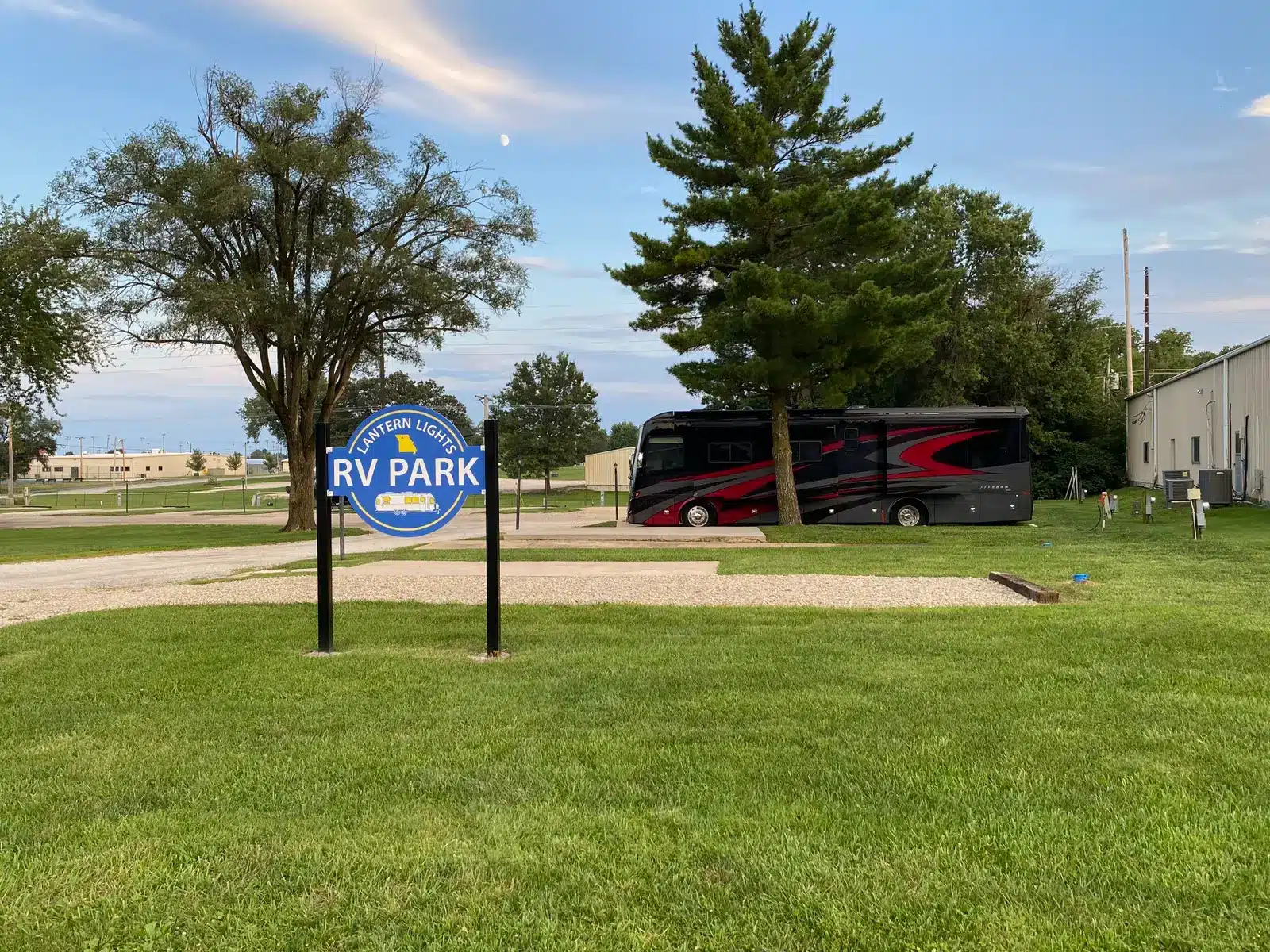full hookup back in rv sites